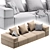 Modern Cordoba Sofa by Cazarina 3D model small image 7