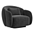 Elegant Modern Nice Armchair in 2014 3D model small image 2