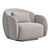 Elegant Modern Nice Armchair in 2014 3D model small image 3