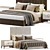 Modern ARONA Bed for Home 3D model small image 1