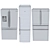 Bosch 3D Refrigerator Models Collection 3D model small image 7