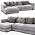 Modern Boconcept Cenova Sofa 2017 3D model small image 1