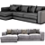 Modern Boconcept Cenova Sofa 2017 3D model small image 3