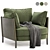 Minotti Shelley Armchair: Color Options 3D model small image 3