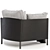 Minotti Shelley Armchair: Color Options 3D model small image 5