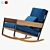 NAP Outdoor Swing Armchair 3D model small image 1