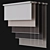 Customizable Roller Blinds Set 3D model small image 2