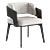 Luxurious Galea II Dining Chair 3D model small image 1