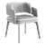 Luxurious Galea II Dining Chair 3D model small image 5