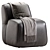 Cozy Soft Armchair 2016 3D model small image 1