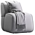 Cozy Soft Armchair 2016 3D model small image 7