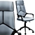 Elegant High-Back Office Chair 3D model small image 4