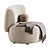 Elegant Velvet Lounge Armchair 3D model small image 2