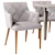 Modern Dining Set Bundle Stan and Carl 3D model small image 3