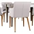 Modern Dining Set Bundle Stan and Carl 3D model small image 4