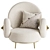 Modern SHELL Armchair 3D Model 3D model small image 2