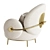 Modern SHELL Armchair 3D Model 3D model small image 3