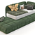 Contemporary Children's Sofa Bed 3D model small image 6