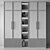 Customizable 3D Wardrobe Design 3D model small image 4