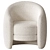 Modern Fernie Barrel Chair Seat 3D model small image 2