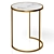 Marble Interior Side Table 40cm 3D model small image 2