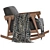 Gervasoni BRICK Armchair, Contemporary Design 3D model small image 3