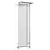 Modern Steel Wall Mounted Towel Warmer 3D model small image 2