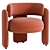 Contemporary Design Chair Chaplin 3D model small image 2