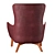 Elegant Vivienne Armchair by Pinori 3D model small image 4