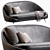 Sleek Nido Curved Sofa 3D model small image 4