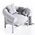 Stylish Loop Lounge Chair 3D model small image 4