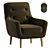 Vitio Gene Gray Armchair Collection 3D model small image 2