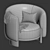 Velvet Hug Armchair by Parladesign 3D model small image 4