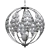 Vintage Silver Leaf Pendant 3D model small image 2