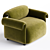 Modern ARINA Armchair: Corona Render 3D model small image 2