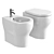 Axa Cinque Floor-Mounted Toilet 3D model small image 1