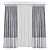  Modern Curtain Panel Design 3D model small image 1