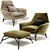 Luxurious Prince Armchair Minotti Upgrade 3D model small image 2