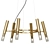 ECLIP SL1236 Pendant Chandelier Gold 3D model small image 1