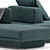 Modern Modular Fabric Sofa Collection 3D model small image 5