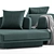 Modern Modular Fabric Sofa Collection 3D model small image 6