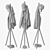  7-Hook Coat Rack Stand 3D model small image 5