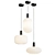 Elegant IRIS Pendant Light 3D model small image 2
