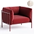 Luxury LOGGIA Armchair: Elegant Design 3D model small image 1