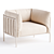 Luxury LOGGIA Armchair: Elegant Design 3D model small image 2