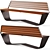 Eco Park Bench Set KARMA 3D model small image 2