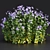 Periwinkle Floral Plants Collection 3D model small image 1