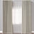 Modern Curtain 3D Model Render 3D model small image 1