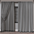  Versatile 3D Curtain Model 3D model small image 4