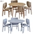 Elegant Elephant Chair Meeting Table 3D model small image 3